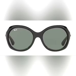 RAY-BAN Women's Sunglasses - RB4191 - Shiny black frame with smoke grey lens